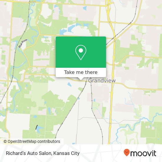 Richard's Auto Salon map