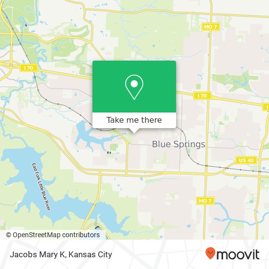 Jacobs Mary K map