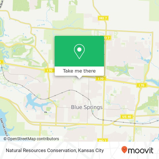 Natural Resources Conservation map