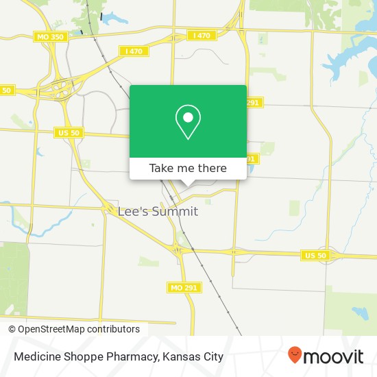 Mapa de Medicine Shoppe Pharmacy