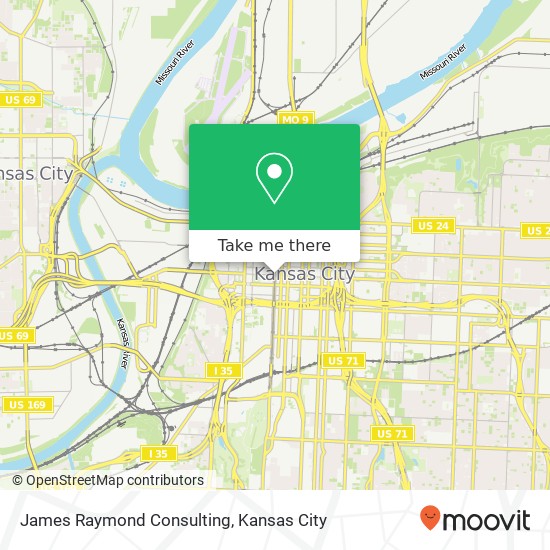 Mapa de James Raymond Consulting