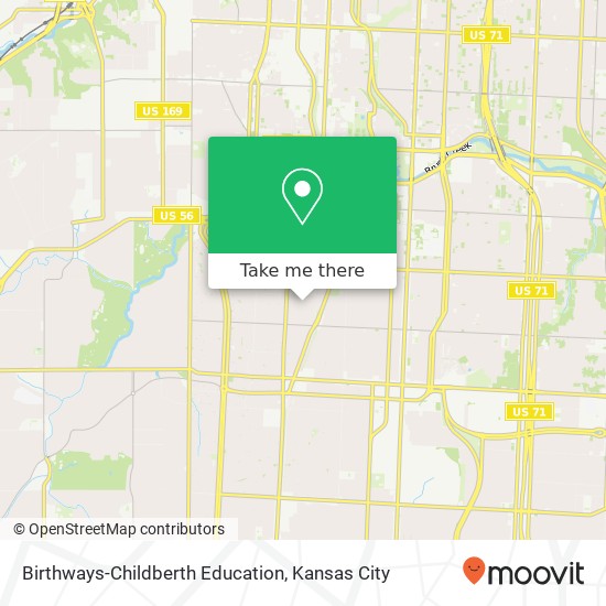 Birthways-Childberth Education map