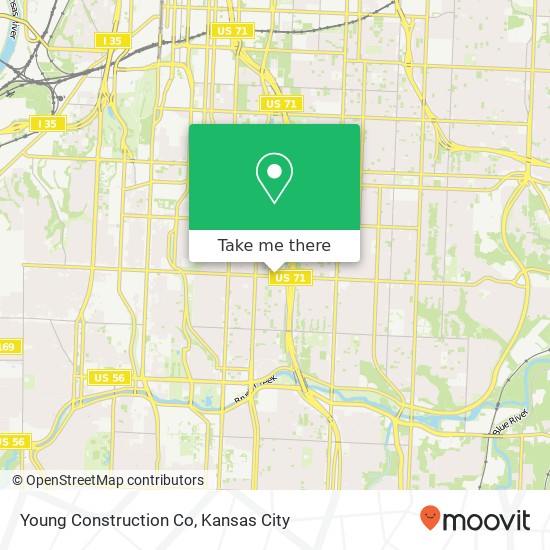 Mapa de Young Construction Co