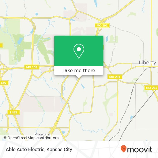Able Auto Electric map