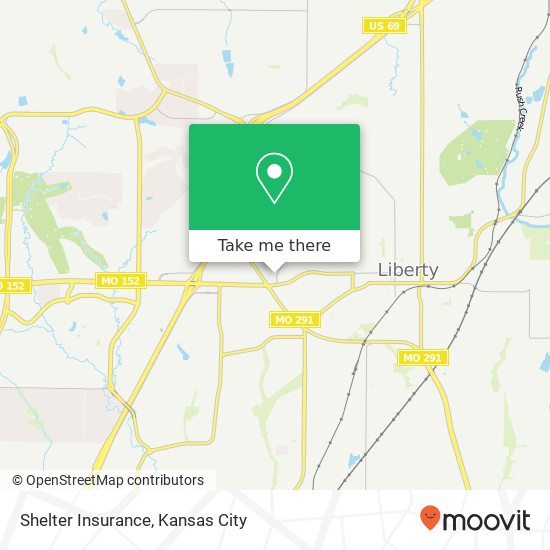 Shelter Insurance map