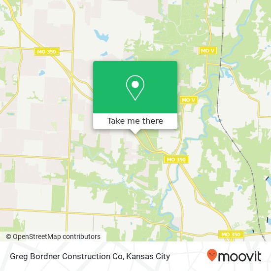 Mapa de Greg Bordner Construction Co