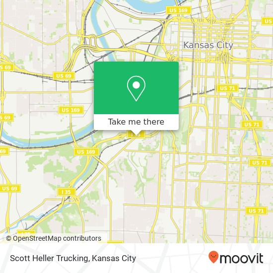 Scott Heller Trucking map