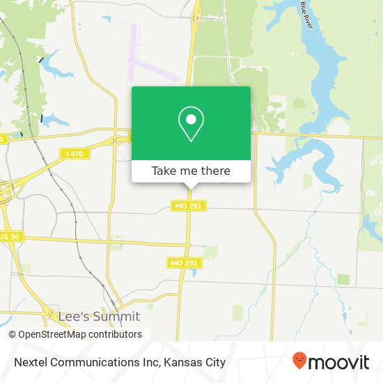 Mapa de Nextel Communications Inc