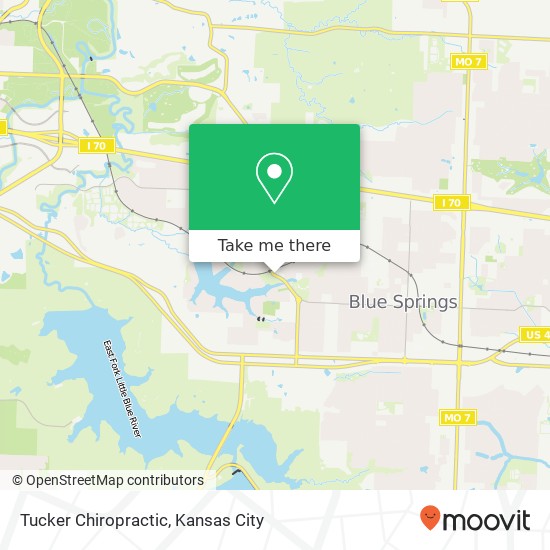 Tucker Chiropractic map