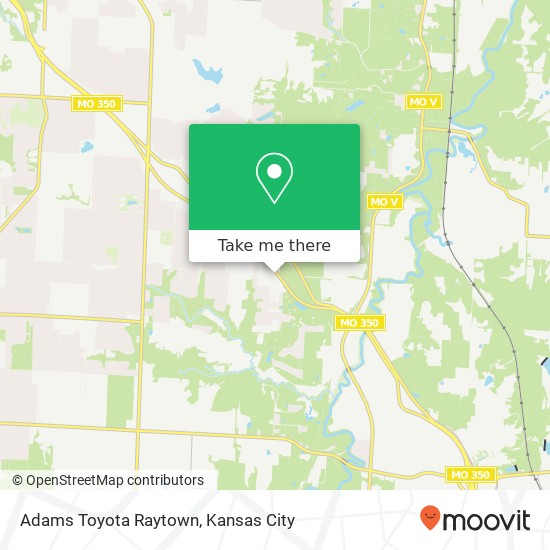 Mapa de Adams Toyota Raytown