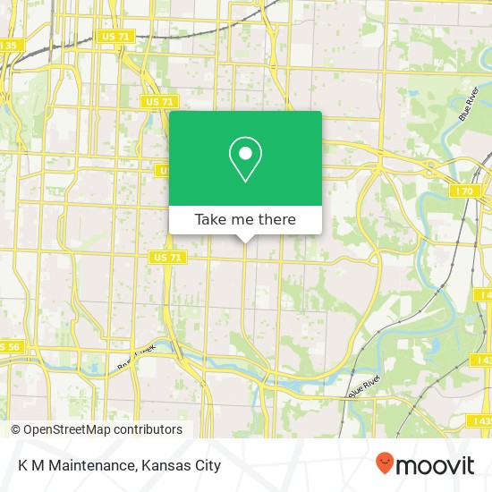 Mapa de K M Maintenance