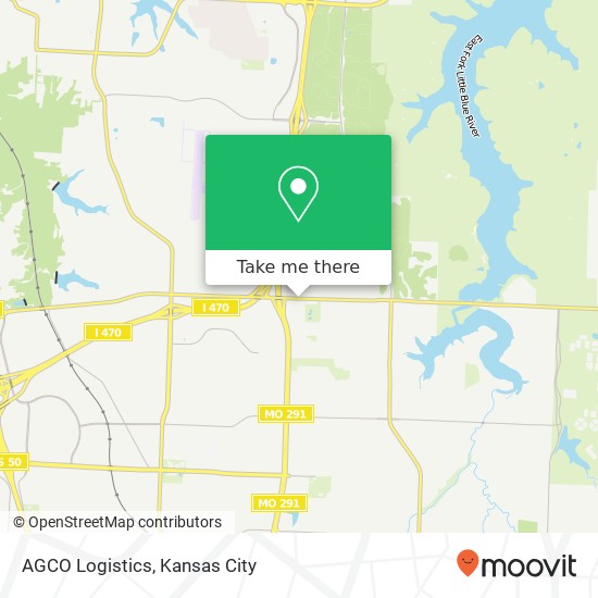 Mapa de AGCO Logistics