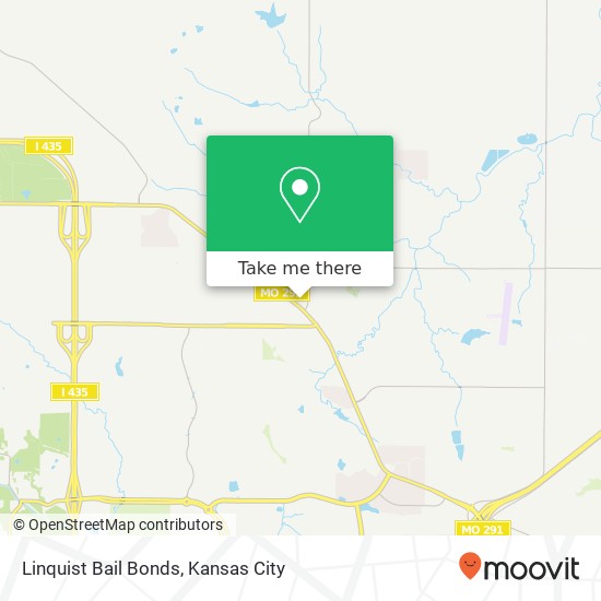 Linquist Bail Bonds map