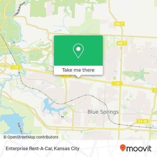 Enterprise Rent-A-Car map