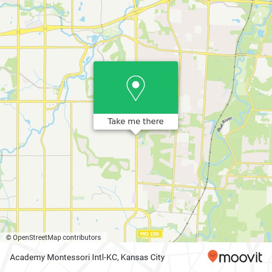 Academy Montessori Intl-KC map