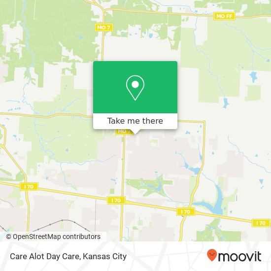 Care Alot Day Care map