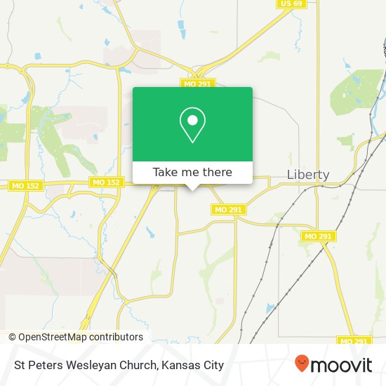 Mapa de St Peters Wesleyan Church