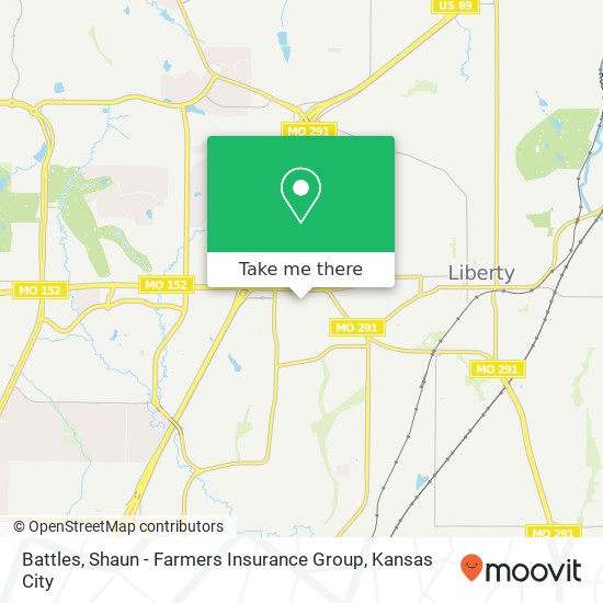 Mapa de Battles, Shaun - Farmers Insurance Group