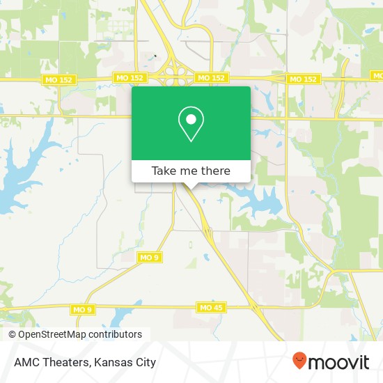 AMC Theaters map