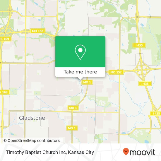Mapa de Timothy Baptist Church Inc