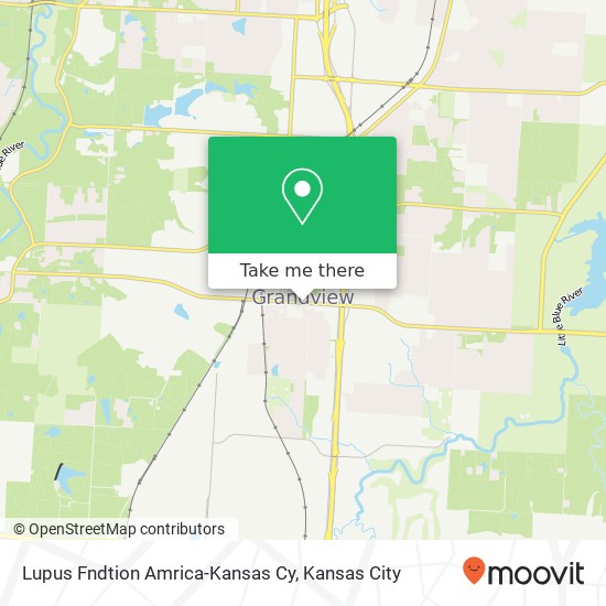 Lupus Fndtion Amrica-Kansas Cy map