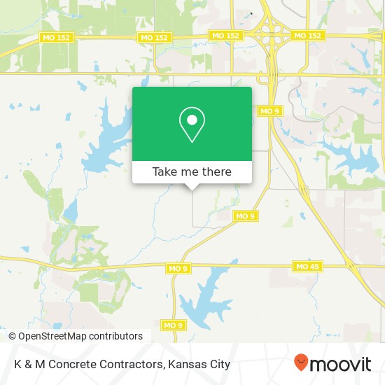 K & M Concrete Contractors map