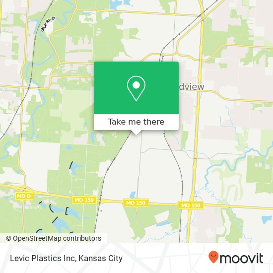 Mapa de Levic Plastics Inc