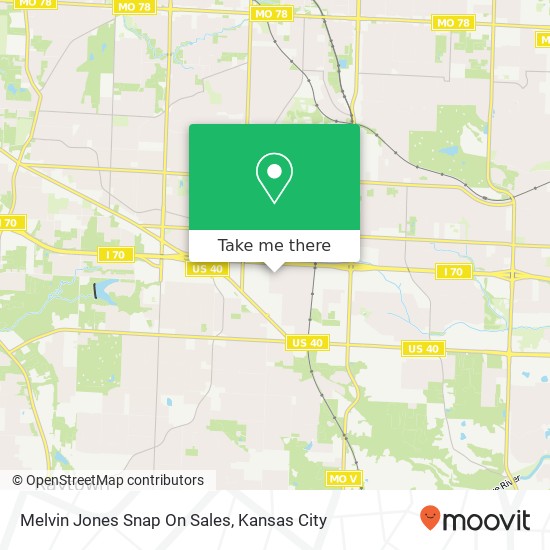 Melvin Jones Snap On Sales map