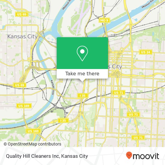 Quality Hill Cleaners Inc map