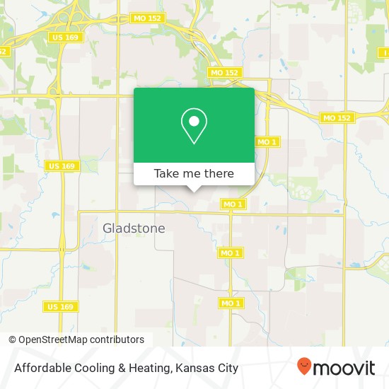 Affordable Cooling & Heating map