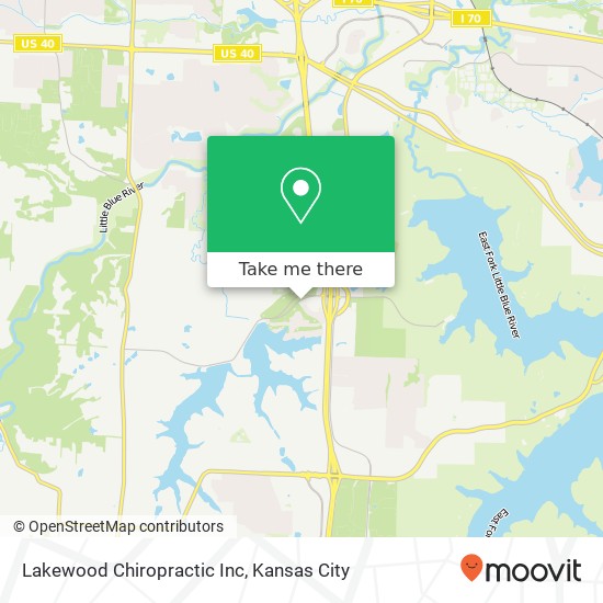 Mapa de Lakewood Chiropractic Inc