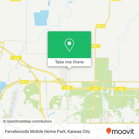 Mapa de Ferrelwoods Mobile Home Park