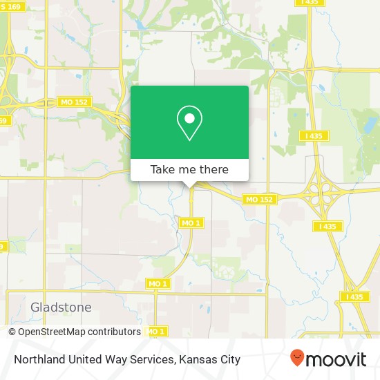 Northland United Way Services map