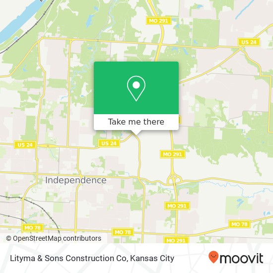 Mapa de Lityma & Sons Construction Co