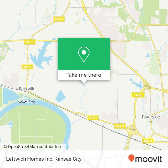 Leftwich Homes Inc map