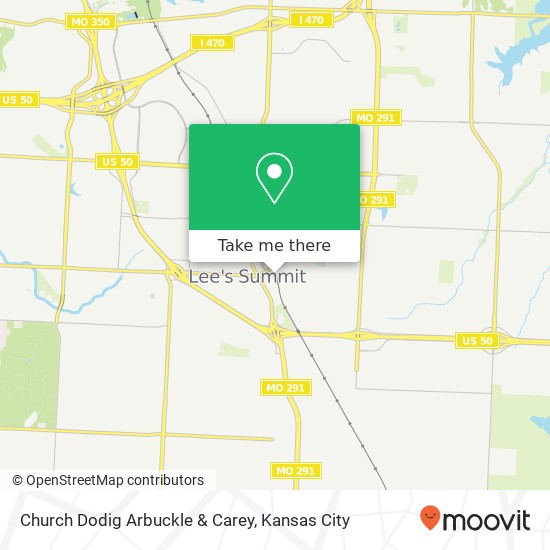 Church Dodig Arbuckle & Carey map