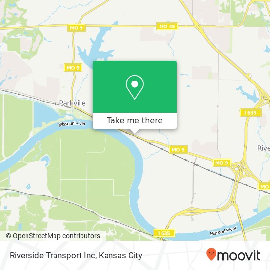 Riverside Transport Inc map