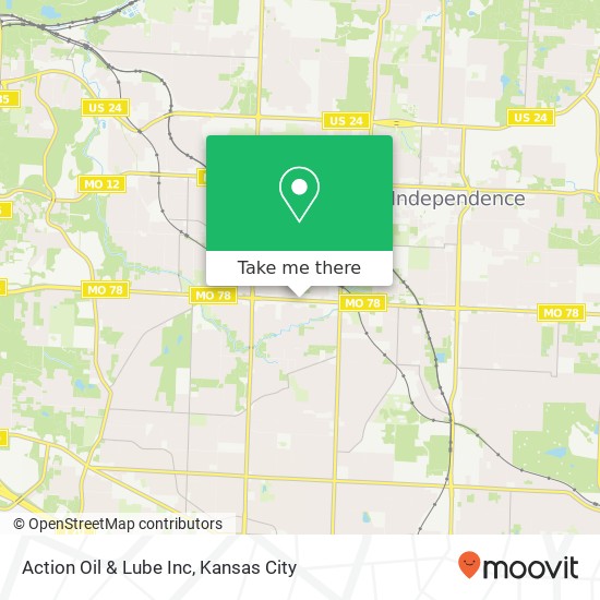 Action Oil & Lube Inc map