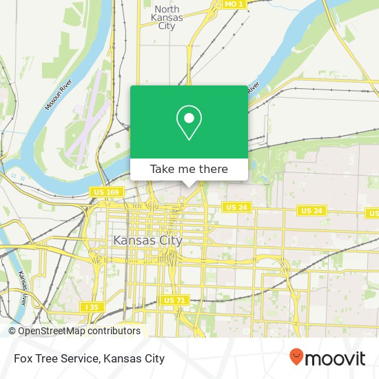 Fox Tree Service map