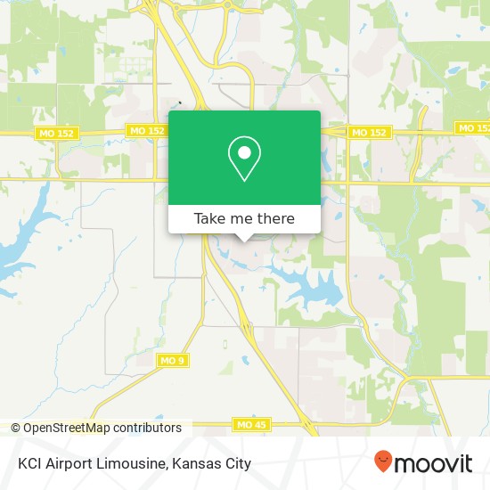 KCI Airport Limousine map