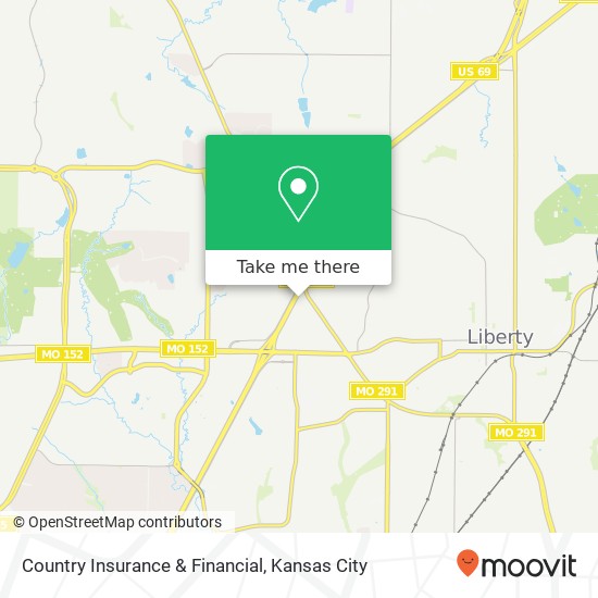Country Insurance & Financial map