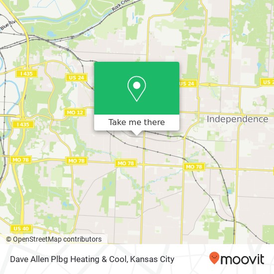 Dave Allen Plbg Heating & Cool map