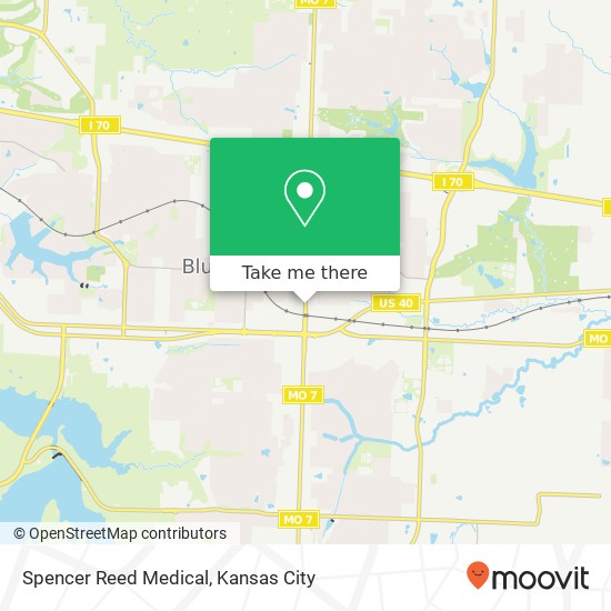 Spencer Reed Medical map