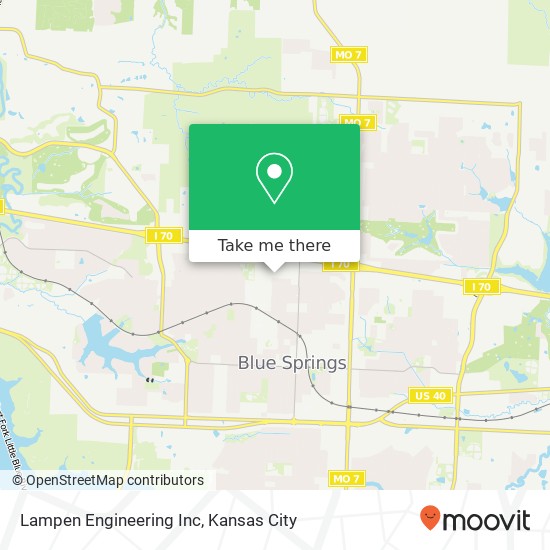 Lampen Engineering Inc map