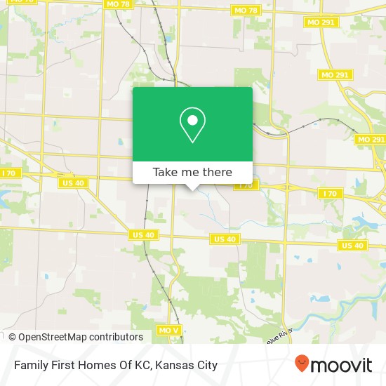 Mapa de Family First Homes Of KC