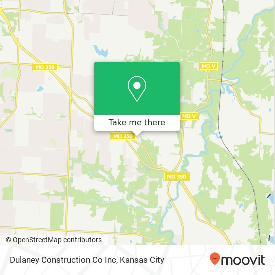 Mapa de Dulaney Construction Co Inc