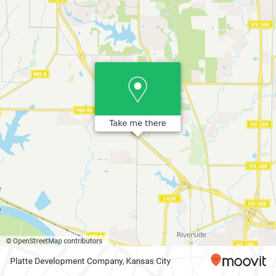 Mapa de Platte Development Company