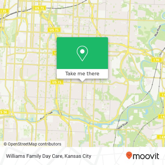 Mapa de Williams Family Day Care