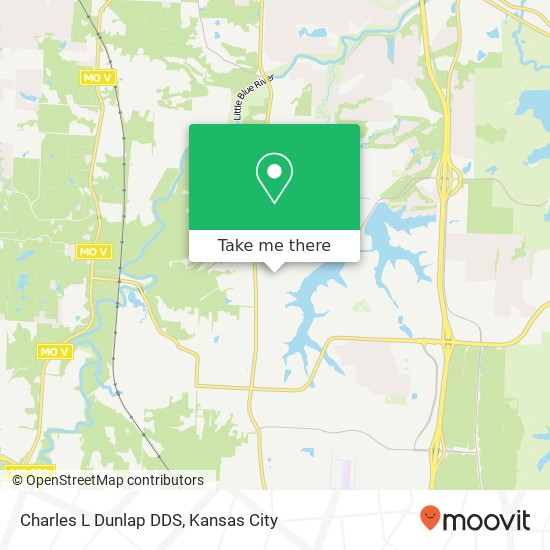 Charles L Dunlap DDS map