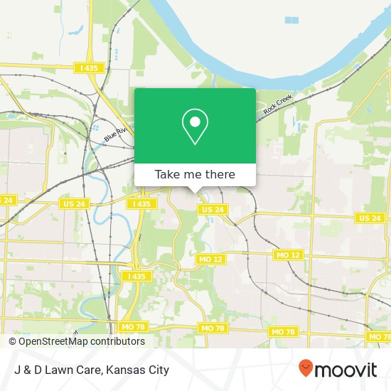 J & D Lawn Care map